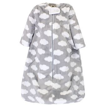 Hudson Baby Infant Plush Sleeping Bag, Sack, Blanket, Gray Cloud, 18-24 Months