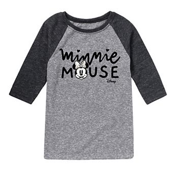 Disney's Minnie Mouse Boys 8-20 Mouse Raglan Graphic Tee
