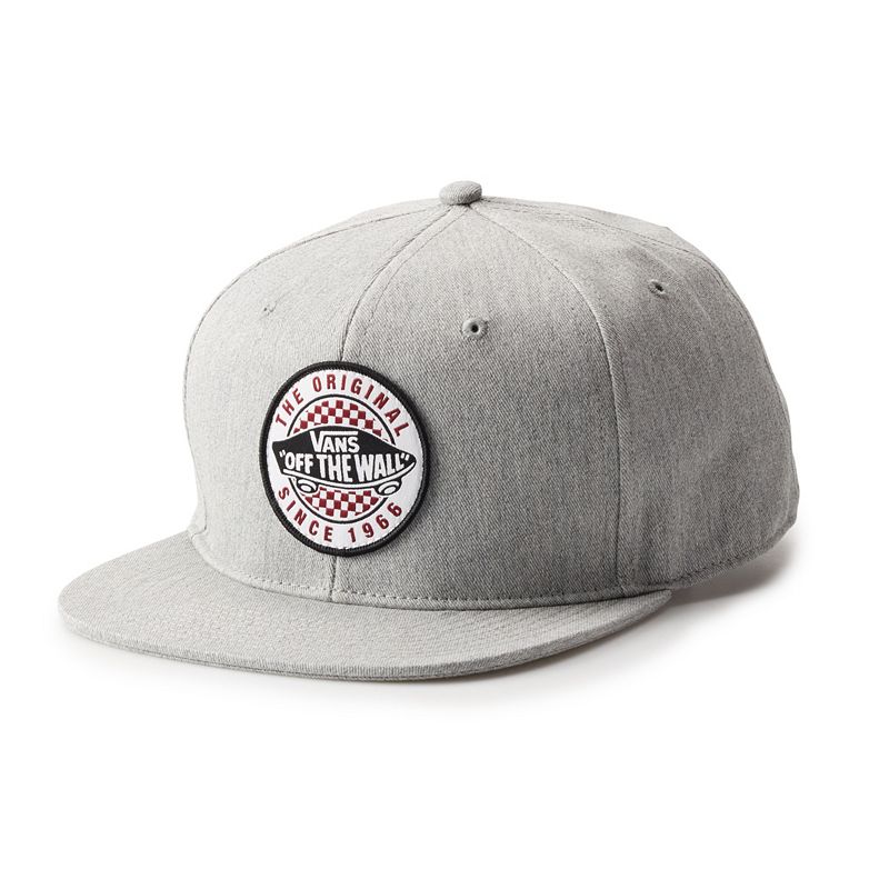 UPC 196573000063 product image for Men's Vans® Circle Logo Snapback Hat, Gray Grey | upcitemdb.com