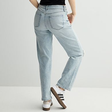 Juniors' SO® High-Rise '90s Straight Jeans