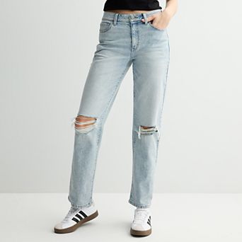 Juniors' SO® High Rise '90s Straight Jeans