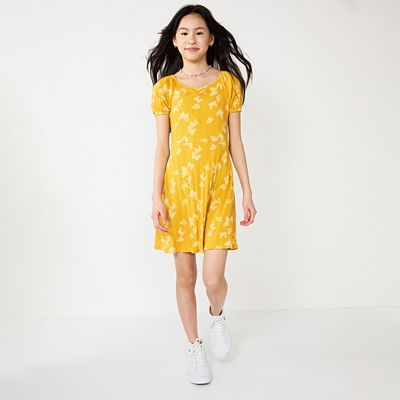 skater dress size 20 Torrid Yellow Skater Dress Size 2 (18/20)