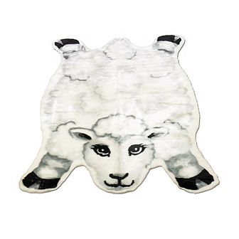 Walk on Me Faux Fur Super Soft Kids Sheep Area Rug Made in France