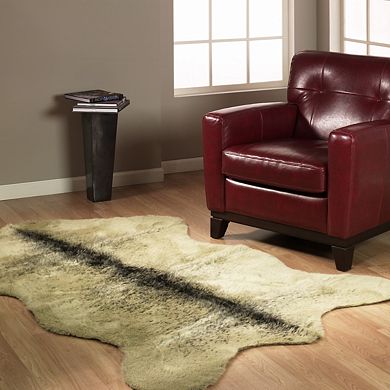 Walk on Me Faux Fur Super Soft Grizzly Area Rug Made in France