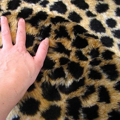Walk on Me Faux Fur Super Soft Cheetah Area Rug Made in France
