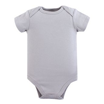 Luvable Friends Cotton Bodysuit 1 pk Gray, 6-9 Months