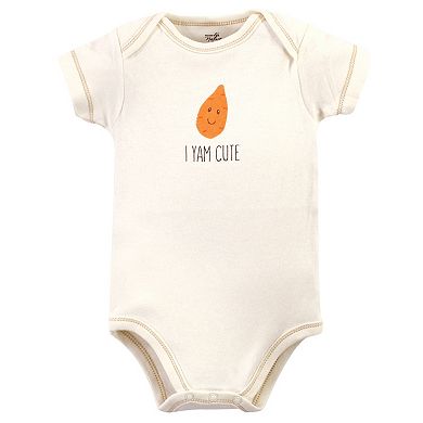 Touched by Nature Organic Cotton Bodysuits 5pk, Corn