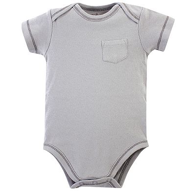 Touched by Nature Organic Cotton Bodysuits 5pk, Farm Friends