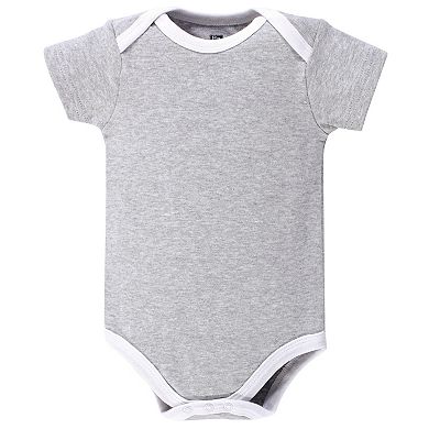 Hudson Baby Cotton Bodysuits 6pk, Star And Moon