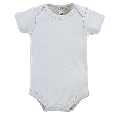 Luvable Friends Cotton Bodysuits 5pk, Unisex Basic Elephant