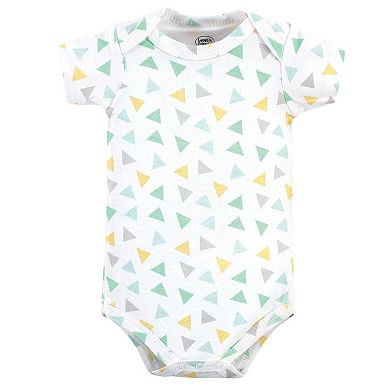 Luvable Friends Cotton Bodysuits 5pk, Unisex Basic Elephant