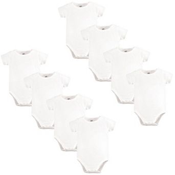 Touched by Nature Organic Cotton Bodysuits 8 pk White