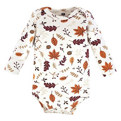 Hudson Baby Unisex Baby Cotton Long-Sleeve Bodysuits, Hello Autumn