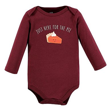 Hudson Baby Unisex Baby Cotton Long-Sleeve Bodysuits, Hello Autumn