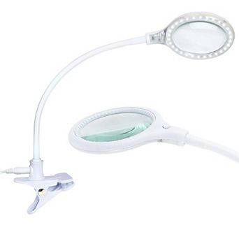 Brightech Lightview Flex Led Clamp Magnifier Desk Lamp - (1.75x) 3 Diopter