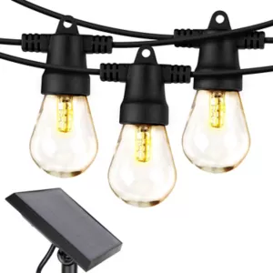 Brightech Ambience Pro Outdoor Solar Led 1-watt String Lights With Warm White Hue
