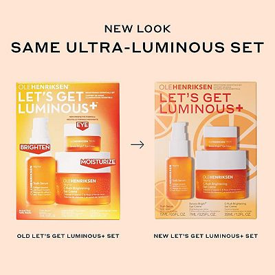FWL Brightening Essence 2本セット Amazon.com: OLEHENRIKSEN Let's Get Luminous Brightening Essentials