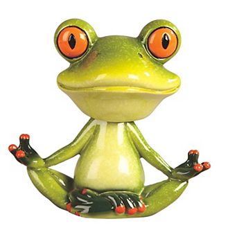 FC Design 5"W Yoga Frog with bobblehead Statue Fantasy Decoration Figurine Home Room Decor