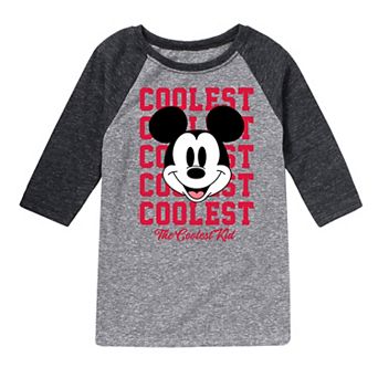 Disney's Mickey Mouse Boys 8-20 Coolest Raglan Graphic Tee