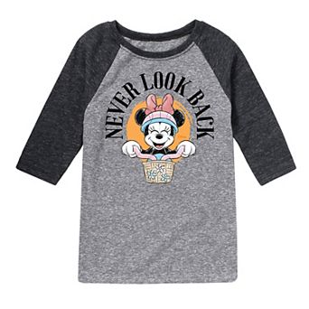 Disney's Minnie Mouse Boys 8-20 Never Look Back Raglan Graphic Tee