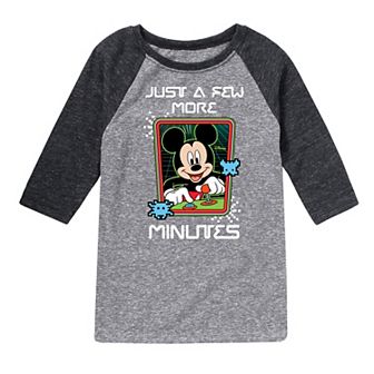 Disney's Mickey Mouse Boys 8-20 Gaming Raglan Graphic Tee