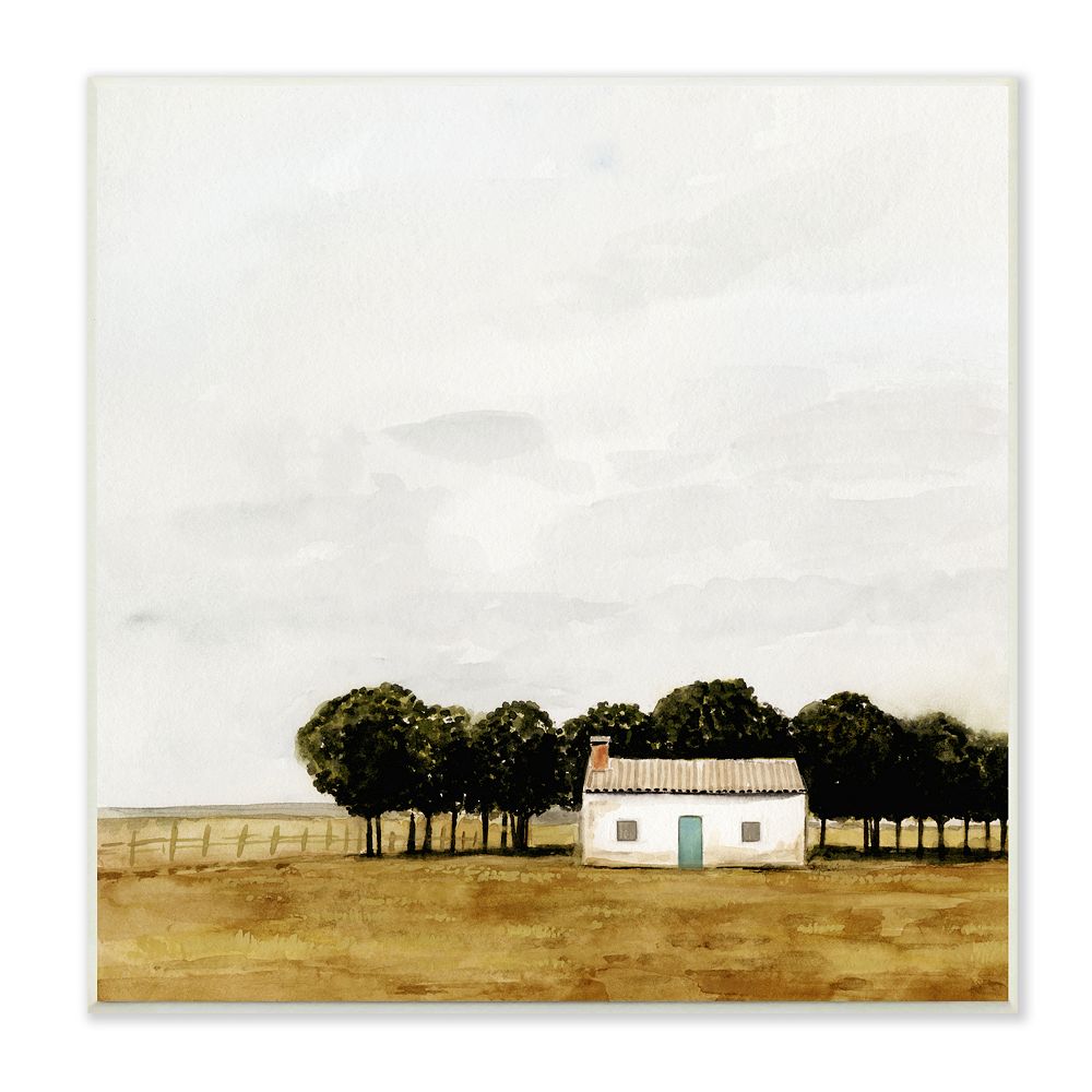 Stupell Home Decor Rural Farm House Plaque Wall Art