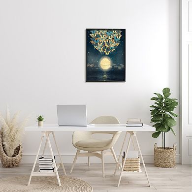 Stupell Home Decor Butterfly Balloon Framed Wall Art