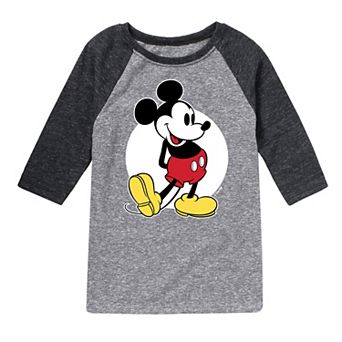 Disney's Mickey Mouse Boys 8-20 Classic Raglan Tee