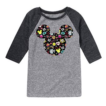 Disney's Mickey Mouse Boys 8-20 Minnie Raglan Tee