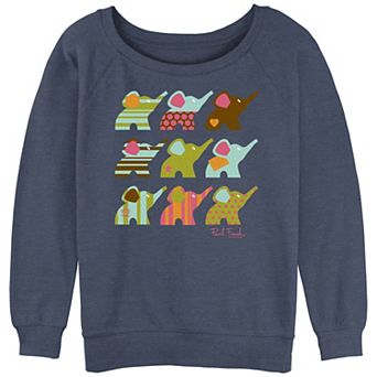 Juniors' Paul Frank Ellie Line Up Figures Slouchy Terry