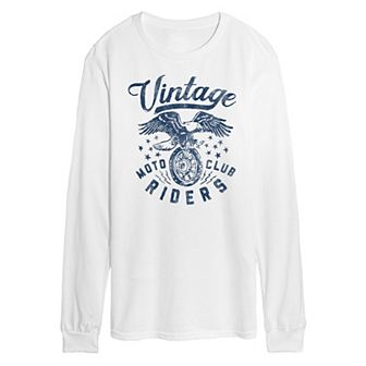 Men's Vintage Moto Club Riders Graphic Tee