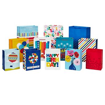 Hallmark Gift Bags in Assorted Sizes 12 pk