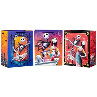 Hallmark Disney The Nightmare Before Christmas 13 in Large Gift Bag Bundle