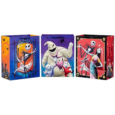 Hallmark Disney The Nightmare Before Christmas 13-in. Large Gift Bag Bundle