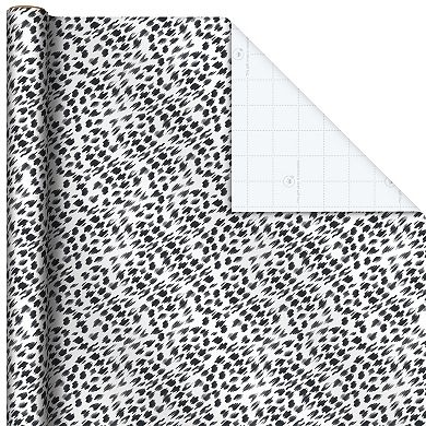 Hallmark Recycled Wrapping Paper with Cutlines on Reverse 3-Rolls