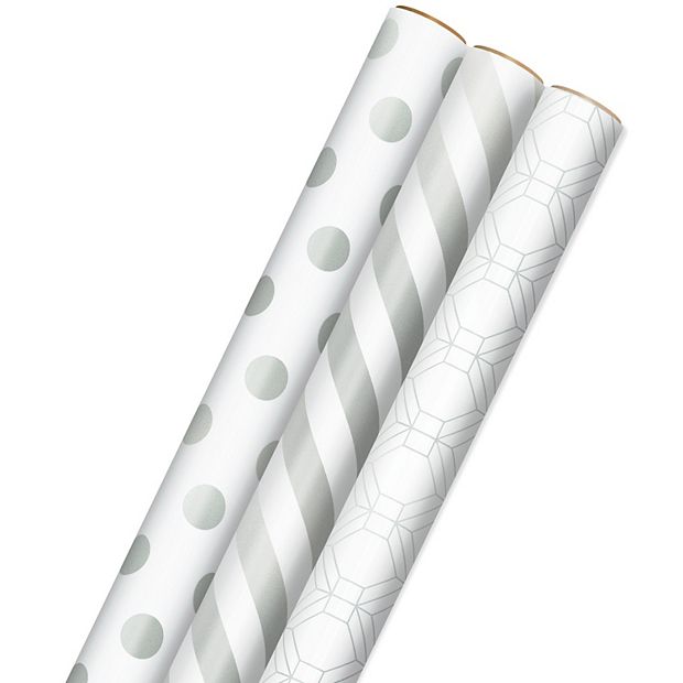 Hallmark Christmas Wrapping Paper with Cut Lines on Reverse (3