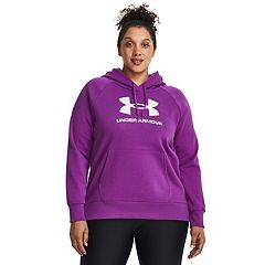 Mens purple discount under armour hoodie