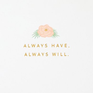 Hallmark Signature Anniversary Card Loved You Then, Love You Still for Wife or Girlfriend