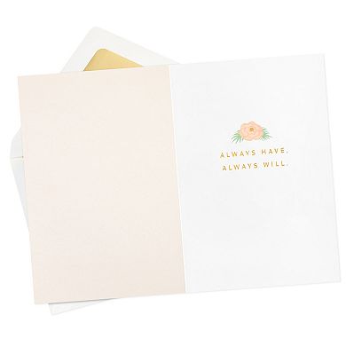 Hallmark Signature Anniversary Card Loved You Then, Love You Still for Wife or Girlfriend