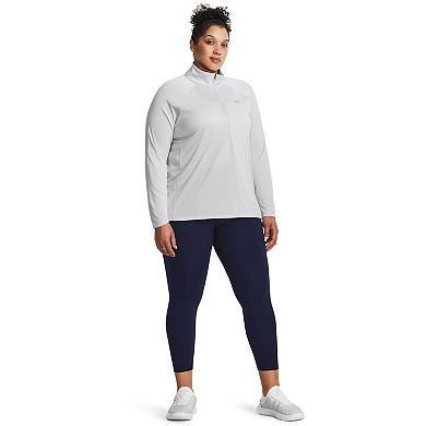 Plus Size Under Armour Tech Twist Half Zip Top