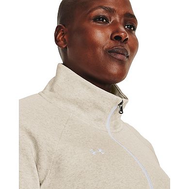 Plus Size Under Armour Rival Fleece ½ Zip Top