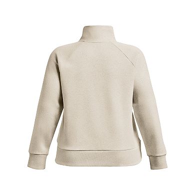 Plus Size Under Armour Rival Fleece ½ Zip Top