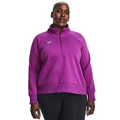 Radiant Purple Plus Size Women Thermal Sweatshirt