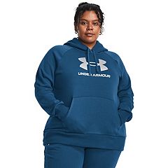 Womens Blue Under Armour Hoodies & Sweatshirts Tops, Clothing