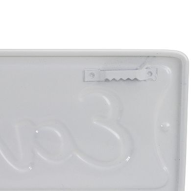 20.25" Metal "Easter Blessings" Sign with Eggs Wall Decor