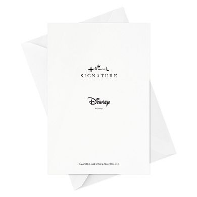 Hallmark Signature Disney Princess Dresses Blank Card