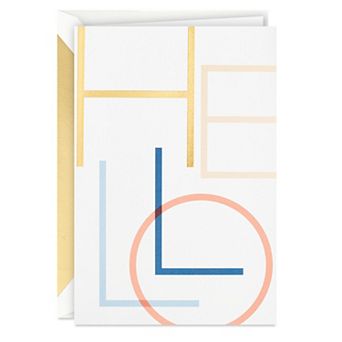 Hallmark Signature Hello Blank Card