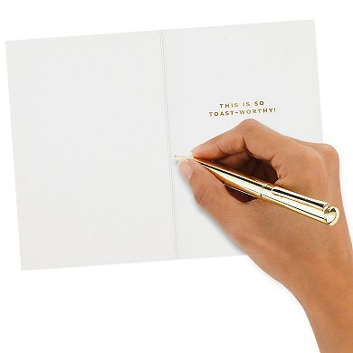 Hallmark Signature Champagne Congratulations Card