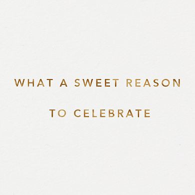 Hallmark Signature It's a Girl Baby Shower Card for Baby Girl