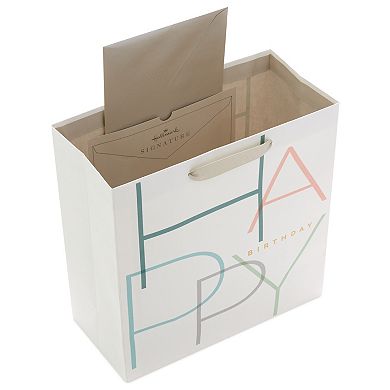 Hallmark Signature Studio Happy Birthday 10-in. Large Square Gift Bag with Tissue Paper